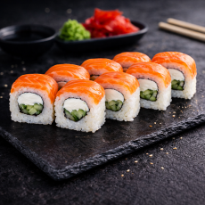 Ролл "Филадельфия лайт" - Доставка суши, роллов, пиццы в Новосибирске