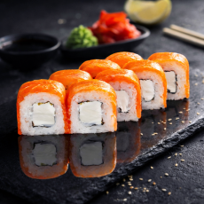 Ролл филадельфия классик - Доставка суши, роллов, пиццы в Новосибирске